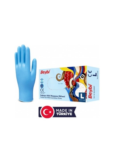 Hemengo Pudrasız Nitril Muayene Eldiveni - Large Büyük Boy Hmngobzs