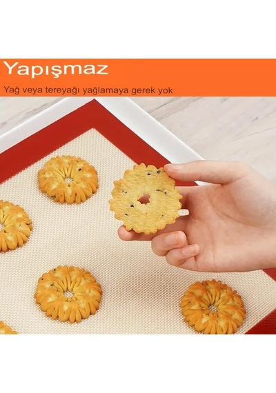 Yıkanabilir Silikon Pişirme Hamur Açma Matı Mıt1041