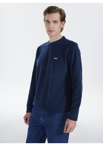 National Geographic Lacivert Erkek Sweatshirt N6wm-swt4103