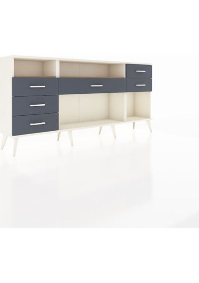 Arges Konsol 2 Raflı 6 Çekmeceli 176x30x83 Aytaşı-çam/antrasit Çam/antrasit Arges Konsol 2 Raflı 6 Çekmeceli 176x30x83 Aytaşı-çam/antrasit Çam/antrasit