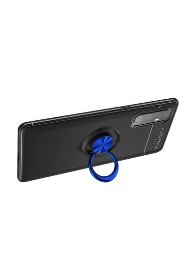 Oppo Reno 3 Pro 5G Kılıf Yüzüklü Magnetli Ravel Case