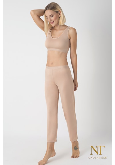 Nt Underwear Bambu İçlik Pantolon Astarı Bej - Ten