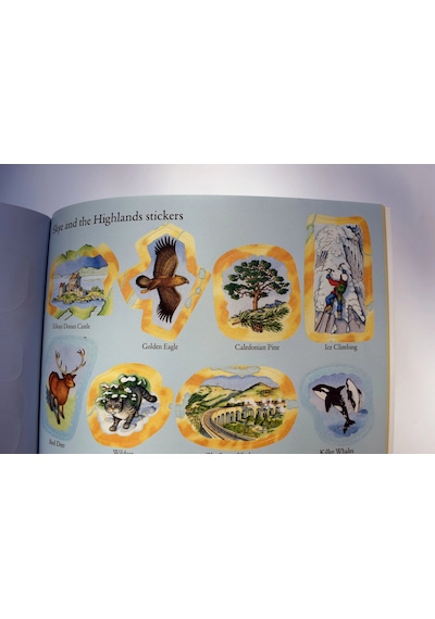 Birlinn - Sticker Atlas Of Scotland
