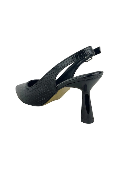 Matzeliger Mzg1157 Siyah Kadın Kalem Topuklu Stiletto