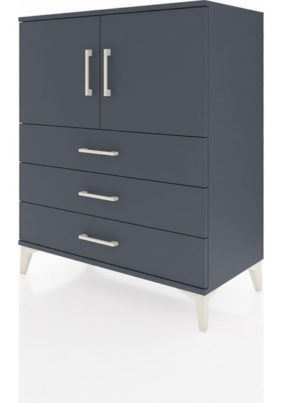 Hyperion Şifonyer 2 Raflı 3 Çekmeceli 2 Kapaklı 88x44x106 Antrasit-antrasit Antrasit Hyperion Şifonyer 2 Raflı 3 Çekmeceli 2 Kapaklı 88x44x106 Antrasit-antrasit Antrasit