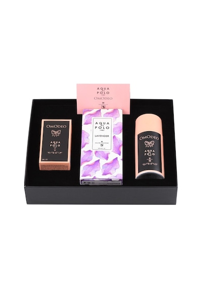 Aqua Di Polo 1987 Omodeo Kadın Parfüm EDP 50 ML + Sprey Deodorant 150 ML + Lavender Kolonya 200 ML