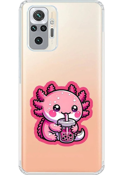 Xiaomi Redmi Note 10 Pro Uyumlu Şeffaf Kılıf New Minies 4 Tasarımlı