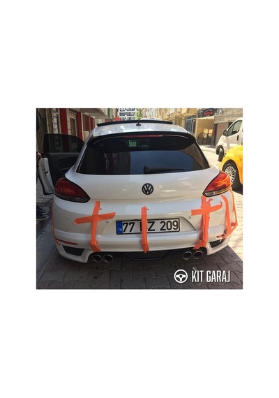 Kit Garaj Volkswagen Scirocco Makyajsız Rieger Arka Ek Plastik Boyasız