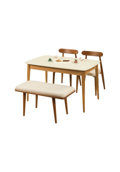 Ganni Home Bergamo Açılır Yemek Masası Takımı Krem Ceviz Mdf Tabla, Gürgen İskeletli Modern Tasarım Krem-ceviz Ganni Home Bergamo Açılır Yemek Masası Takımı Krem Ceviz Mdf Tabla, Gürgen İskeletli Modern Tasarım Krem-ceviz