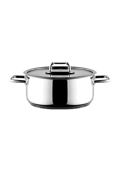 Aryıldız Colombus Metal Kulp Cam Kapak Derin Tencere - 22 Cm
