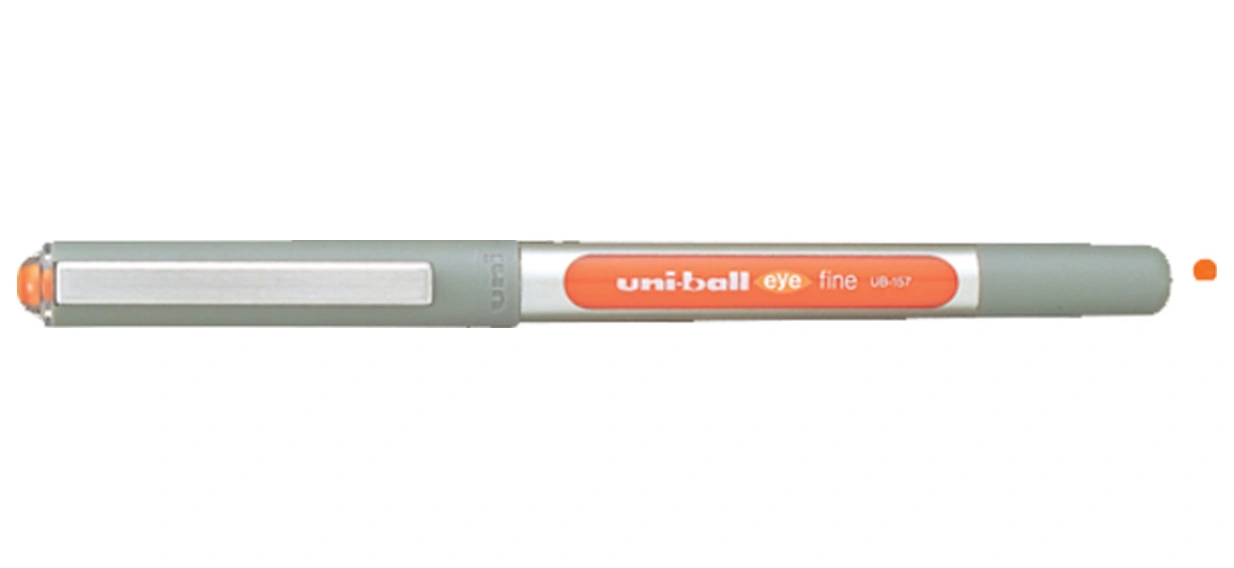 Roller Kalem 12 Adet Eye Fine Bilye Uç 0.7 Mm Turuncu Ub-157 Diğer