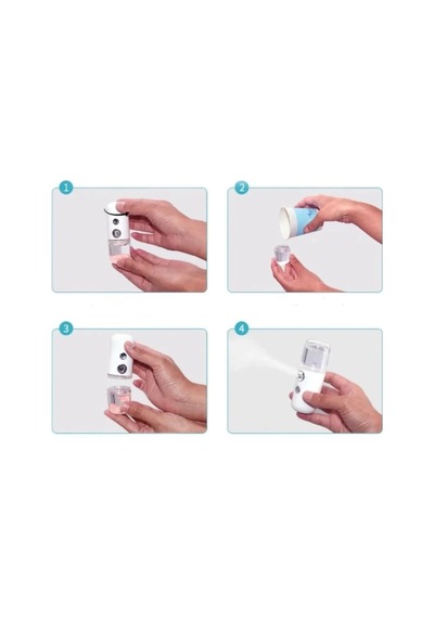 Tcx Şarjlı Mini Yüz Nemlendirici Dezenfektan Cihazı Mist Sprayer