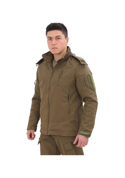 Terrien Özel Seri Avcılık Kıyafeti Günlük Giyim Mevsimlik Giysi Single Sword Softshell Kışlık Erkek Mont Çok Renkli