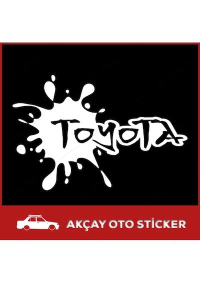 Toyota Sticker Toyota Çamur Sticker Araba Sticker Araç Sticker