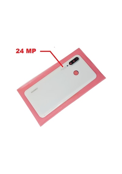 Tkgz - P30 Lite Arka Kapak Kamera Lensli 24 Mp Beyaz