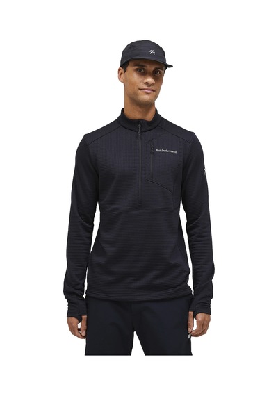 Peak Performance Peak Performance Trail Polartec Half Zip Erkek Siyah Fleece 001