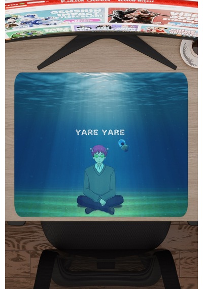 Saiki Kusuo Anime V2 - 48x40 Xl Gaming Kauçuk Kaymaz Taban Mouse Pad Fare Altlığı