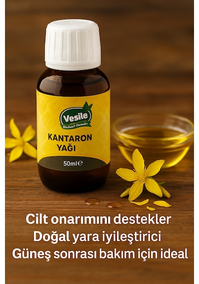 Vesile Saf Sarı Kantaron Yağı 50 ML