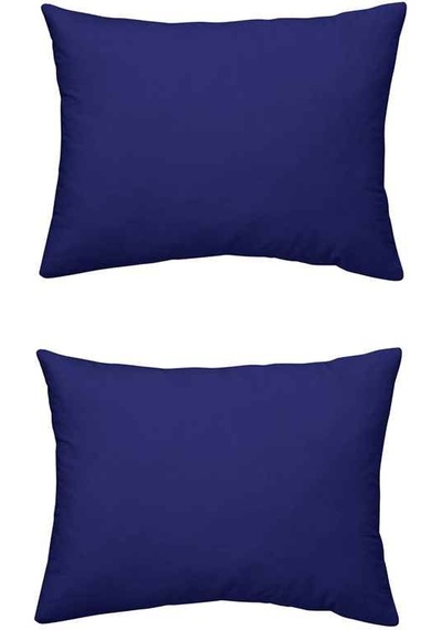 Maki %100 Pamuklu 2 Adet 50X70 Yastık Kılıfı Lacivert