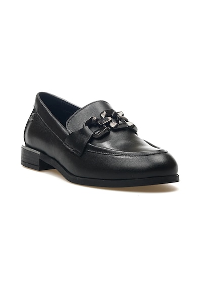 Venüs Lepus Hakiki Deri Comfort Casual Oxford Ortopedik Kadın Ayakkabı Siyah