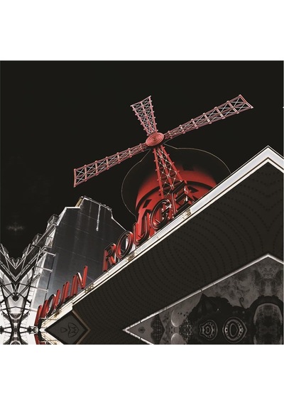 Moulin Rouge Pisa Kulesi Ve Londra Metro Girişi Doğal Taş Bardak Altlığı 4'lü Set - Natural Stone Coasters - Taş Çok Renkli