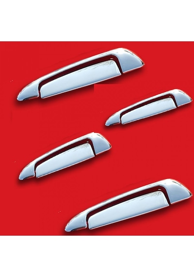 Fiat Punto Krom Kapı Kolu 4 Kapı 8 Parça 2005-2019 Paslanmaz Çeli