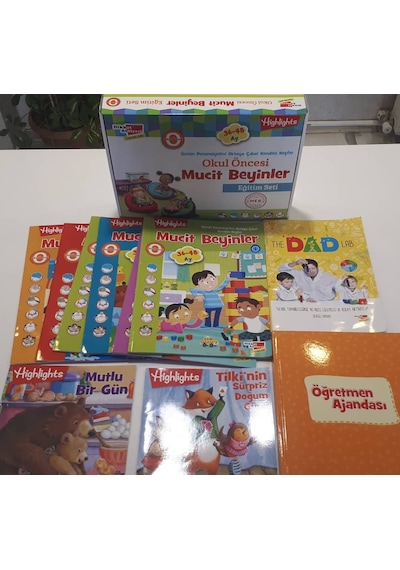 Okul Öncesi Mucit Beyinler Eğitim Seti 36-48 Ay