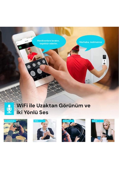 Bd-10 Akıllı Görüntülü Kapı Zili 1080p