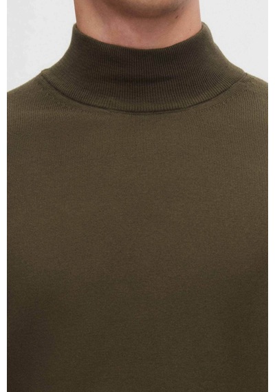 D's Damat Regular Fit Açık Haki Pamuk Karışımlı Yarım Balıkçı Triko Kazak 5HF06ORT16275 Haki D's Damat Regular Fit Açık Haki Pamuk Karışımlı Yarım Balıkçı Triko Kazak 5HF06ORT16275 Haki