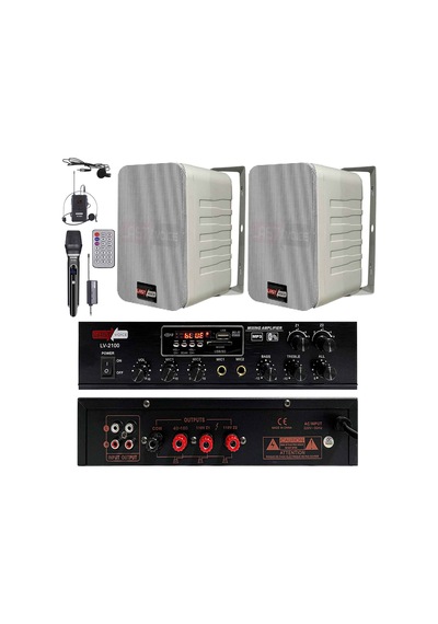 Lastvoice Hoparlör ve Anfi Mağaza Ses Sistemi Soft Plus Paket-1