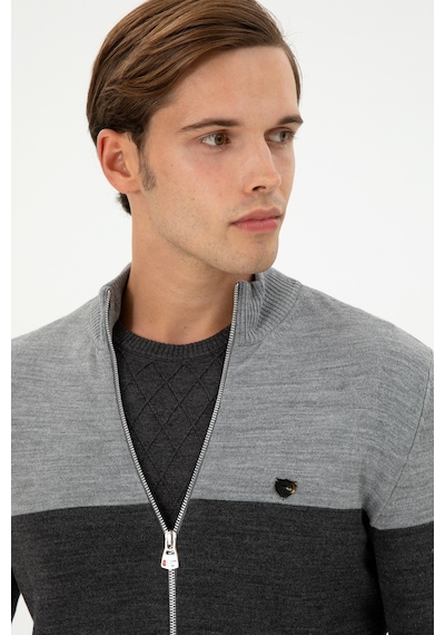U.s. Polo Assn. Erkek Gri Melanj Hırka Triko 50297062-vr086 Gri Melanj U.s. Polo Assn. Erkek Gri Melanj Hırka Triko 50297062-vr086 Gri Melanj