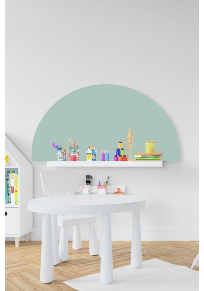 MSticker Bohem Su Yeşili Yarım Daire Çocuk Bebek Odası Sticker 50x100 Cm