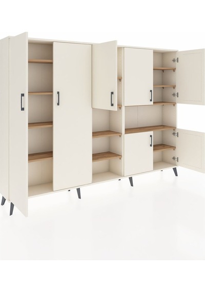 Arges Dolap 13 Raflı 7 Kapaklı 220x30x163 Aytaşı-aytaşı/çam Aytası/atlas Çam - Aytası Arges Dolap 13 Raflı 7 Kapaklı 220x30x163 Aytaşı-aytaşı/çam Aytası/atlas Çam - Aytası
