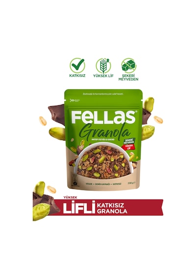 Granola - Antep Fıstıklı & Kakaolu 200g
