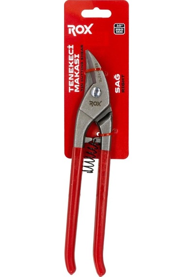 Rox 0252 Sac Kesme Makası Yaylı 10" 250mm Sağ Kesim