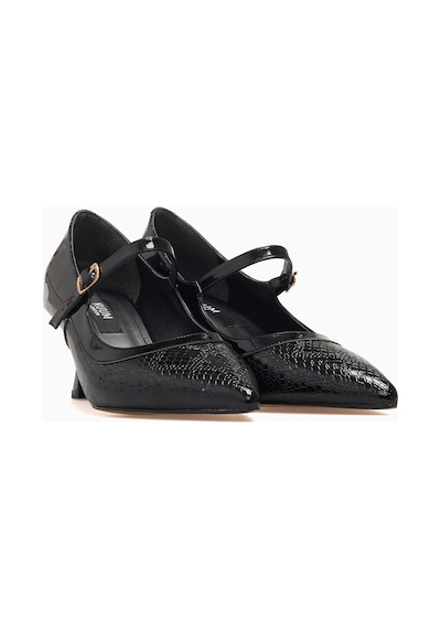 Kuum Kadın Stiletto Ayakkabı 26k K145-25766 Siyah