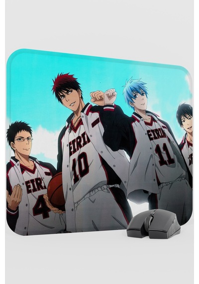 Kuroko No Basket Anime V4 - 48x40 Xl Gaming Kauçuk Kaymaz Taban Mouse Pad Fare Altlığı