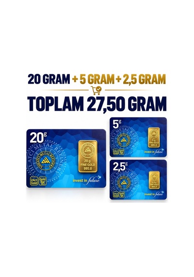 Ahlatcı Kuyumculuk 24 Ayar-27.5 Gram Külçe Altın