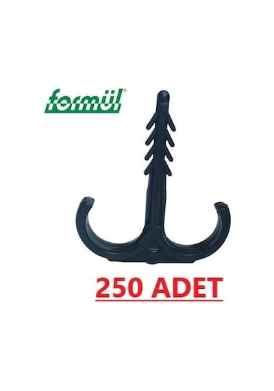 Kılçık Kelepçe Mobil Boru Sabitleme Kelepçesi Yere Tespit 250 Adet