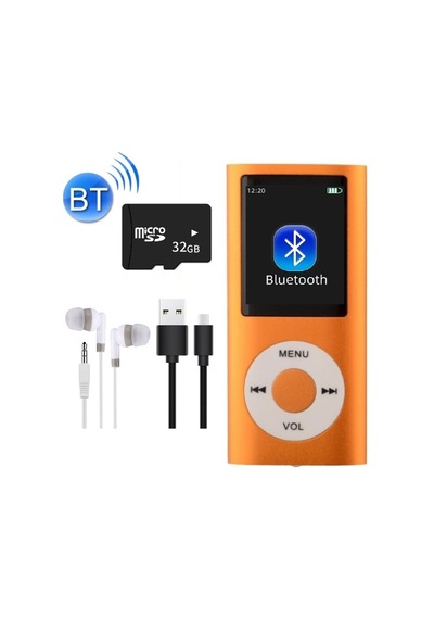 5007mp 32gb Tf Kart  Metal Mp3 Player Renli Ekranlı Fm Radyolu Bluetoth Lu Hafıza Kartı Girişli Müzik Çalar 32gb