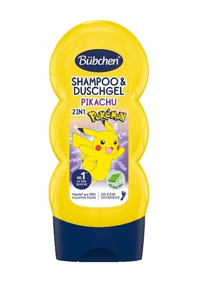 Bübchen Çocuk Şampuan&Duş Jeli 2 İn 1 Pokemon Pikachu 230 Ml