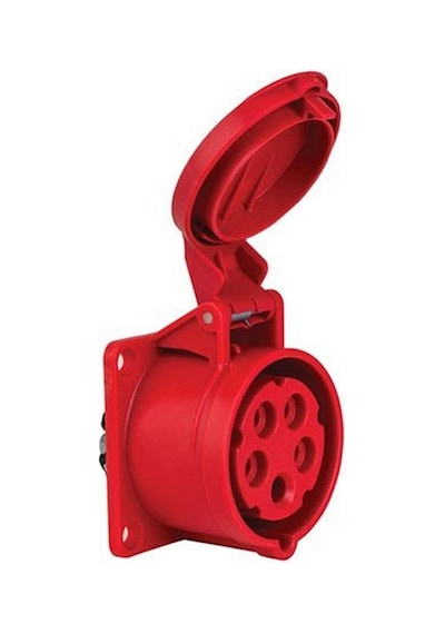 Mete Enerji 5x16a. Ip44 Makine Prizi -düz- 406510