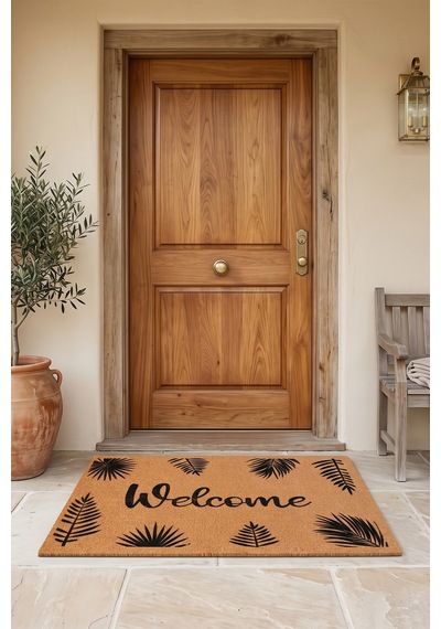 Villadia Home Textile Kapı Önü Paspası Kaymaz Taban Dekoratif Paspas Ev Giriş Antre İç Ve Dış Mekan Paspası 45x70 Cm 17ypycoco