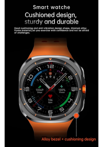 Kalobee SK 7 Ultra Amoled 47 MM 2 Kordonlu Akıllı Saat (İthalatçı Garantili)