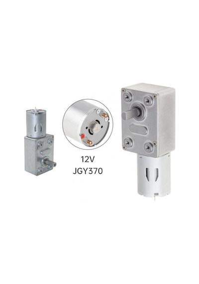 Jgy370 12v 66 Rpm Redüktörlü L Tipi Yüksek Torklu Dc Motor