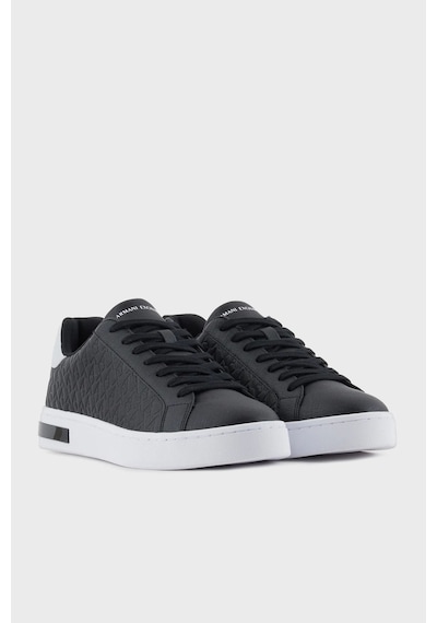 Armani Exchange Erkek Ayakkabı Xm000140 Af11916 Mc011 Siyah-beyaz SİYAH-BEYAZ