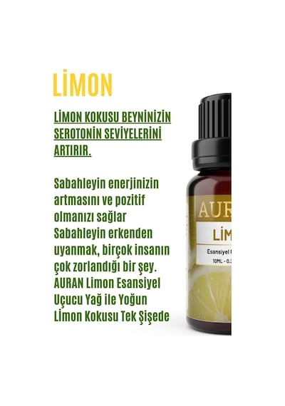 Auran Limon Esansiyel Uçucu Yağı 10 ML
