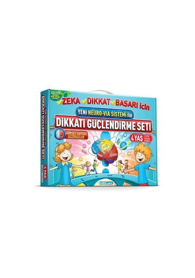 Dikkati Güçlendirme Seti - Anasınıfı 4 Yaş Neuro-via