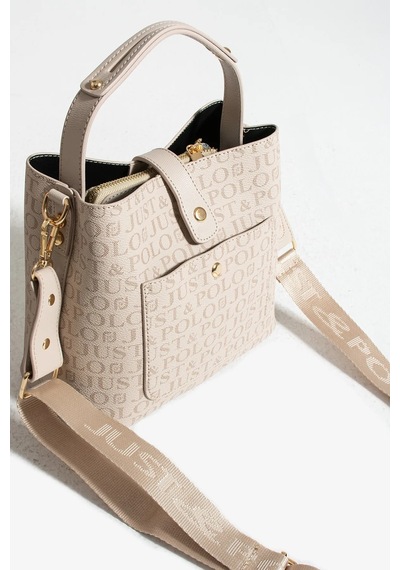 Just Polo Kadın Taş Monogram El Ve Omuz Çantası Yeni Sezon 2201mh