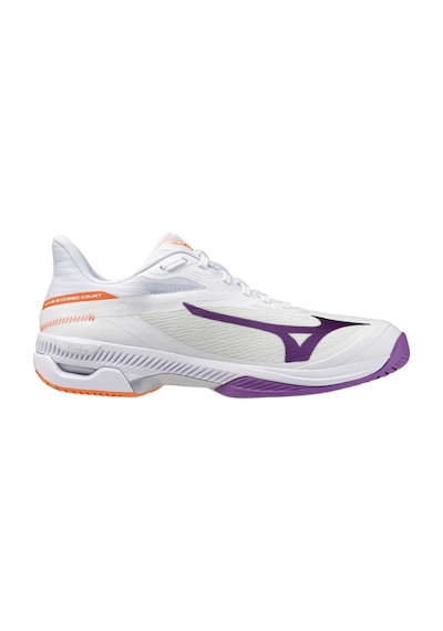 Mizuno Wave Exceed Court Ac Kadın Tenis Ayakkabısı Beyaz / Mor Çok Renkli